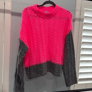 Hot pink sweater